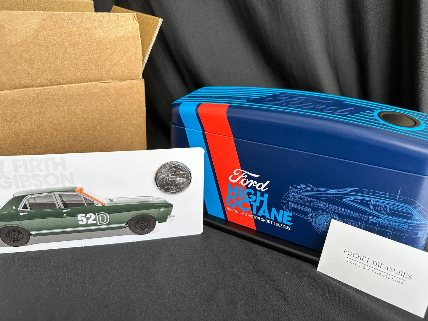2018 50 cent Ford Australia High Octane 7 coin set - WITH TIN