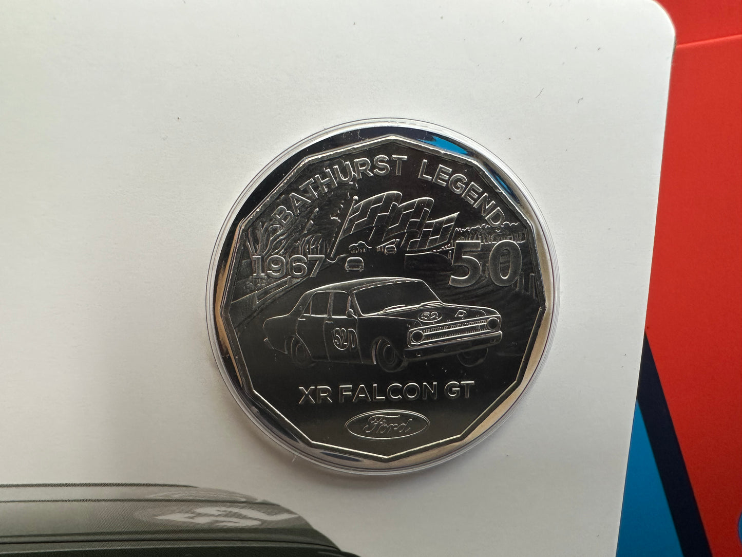 2018 50 cent Ford Australia High Octane 7 coin set - WITH TIN