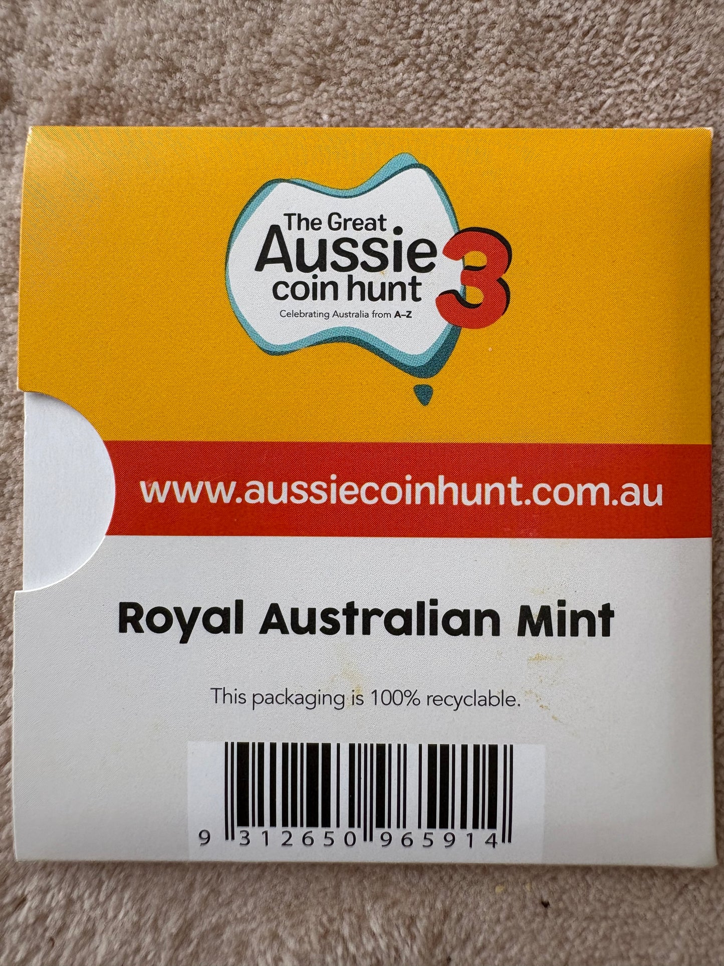 2022 $1 The Great Aussie Coin Hunt 3 - H for Hooroo