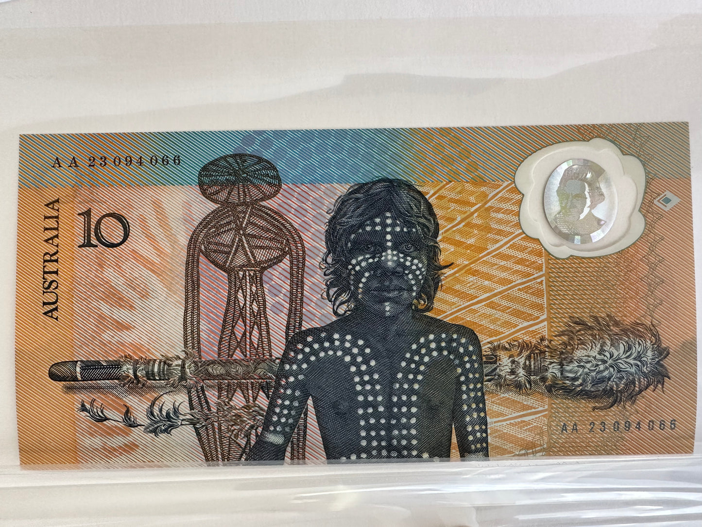 1988 $10 Australian Bicentennial Polymer Banknote - Collector Issue Consecutive pair