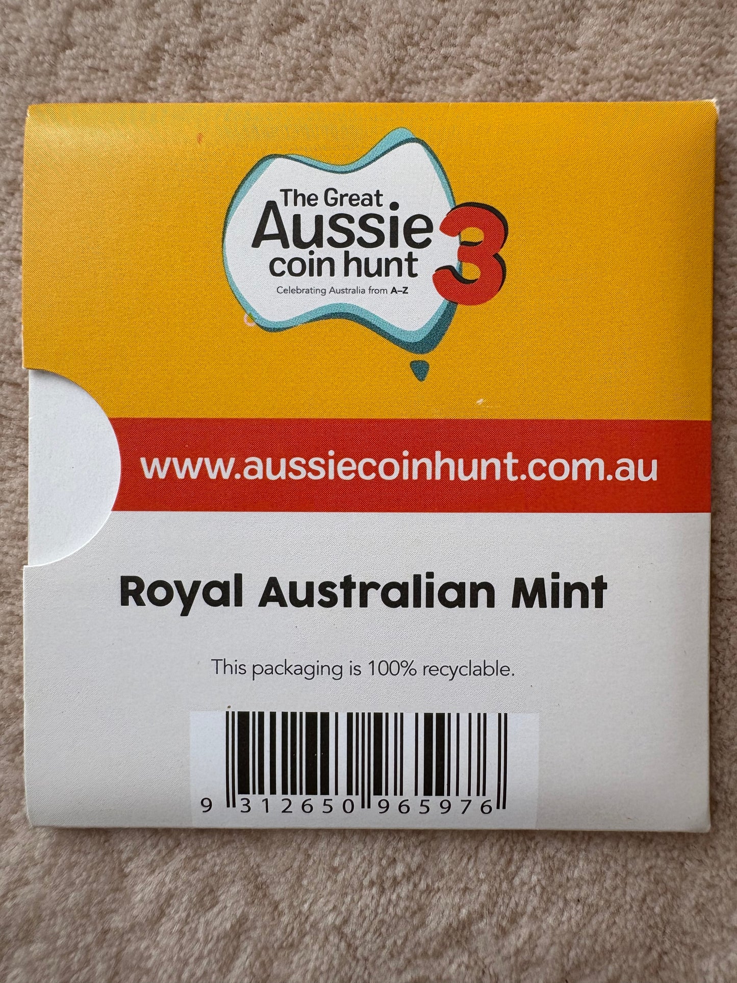 2022 $1 The Great Aussie Coin Hunt 3 - M for Magpie