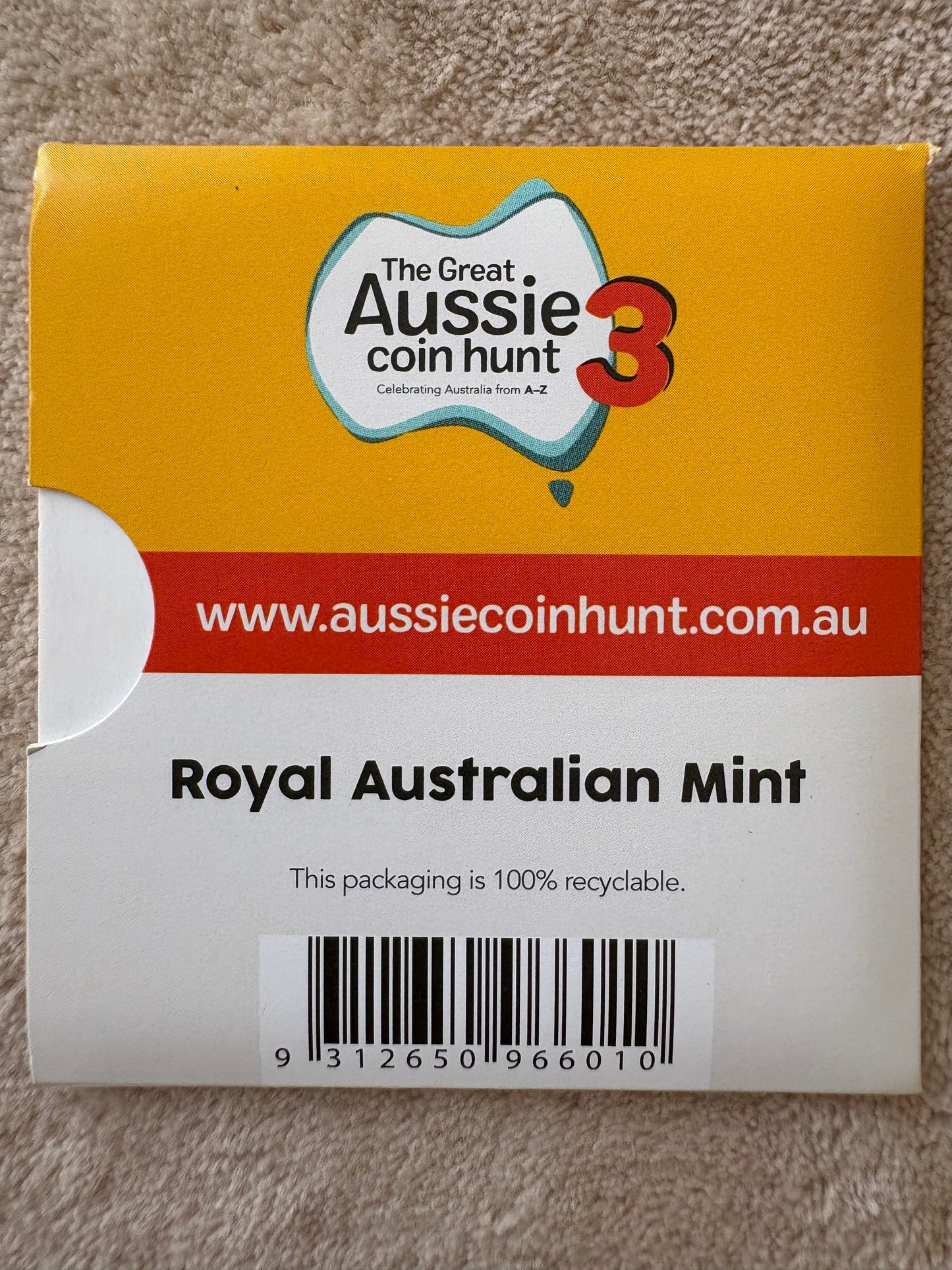 2022 $1 The Great Aussie Coin Hunt 3 - Q for Quoll