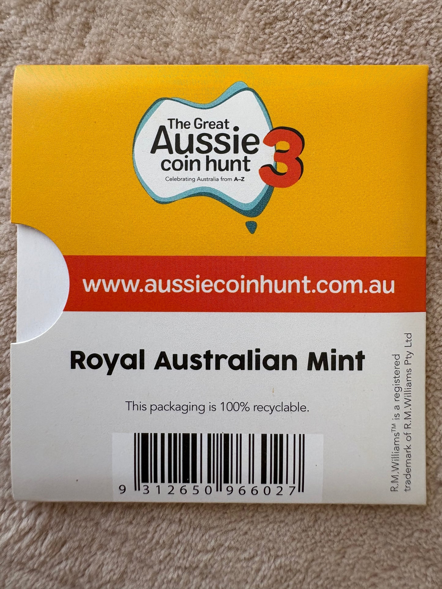 2022 $1 The Great Aussie Coin Hunt 3 - R for R.M. Williams