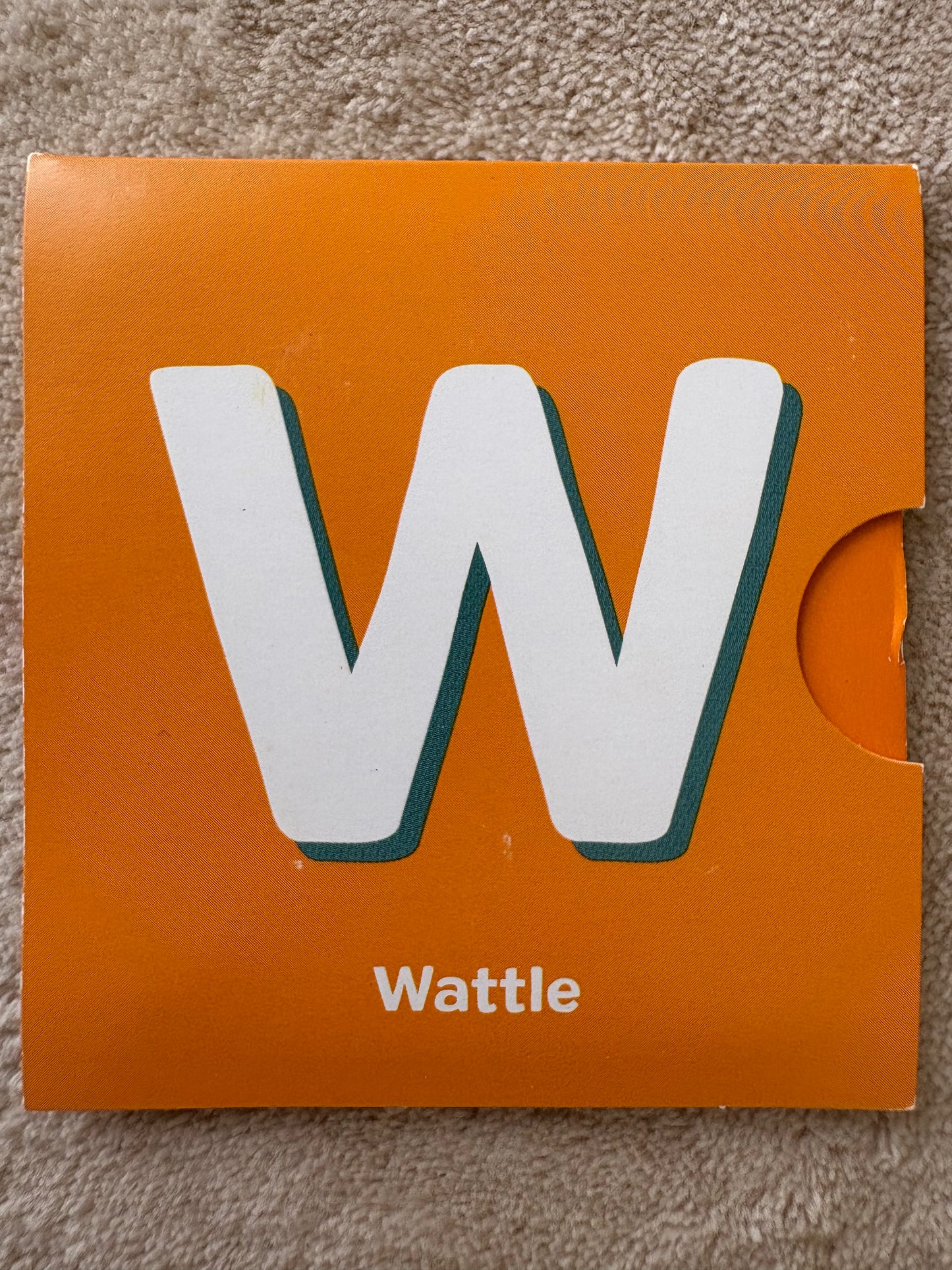 2022 $1 The Great Aussie Coin Hunt 3 - W for Wattle