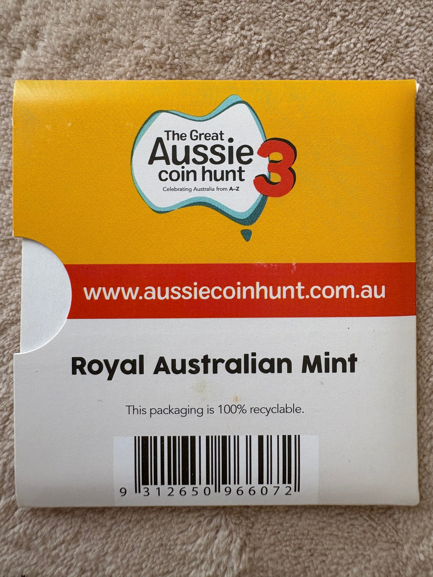 2022 $1 The Great Aussie Coin Hunt 3 - W for Wattle