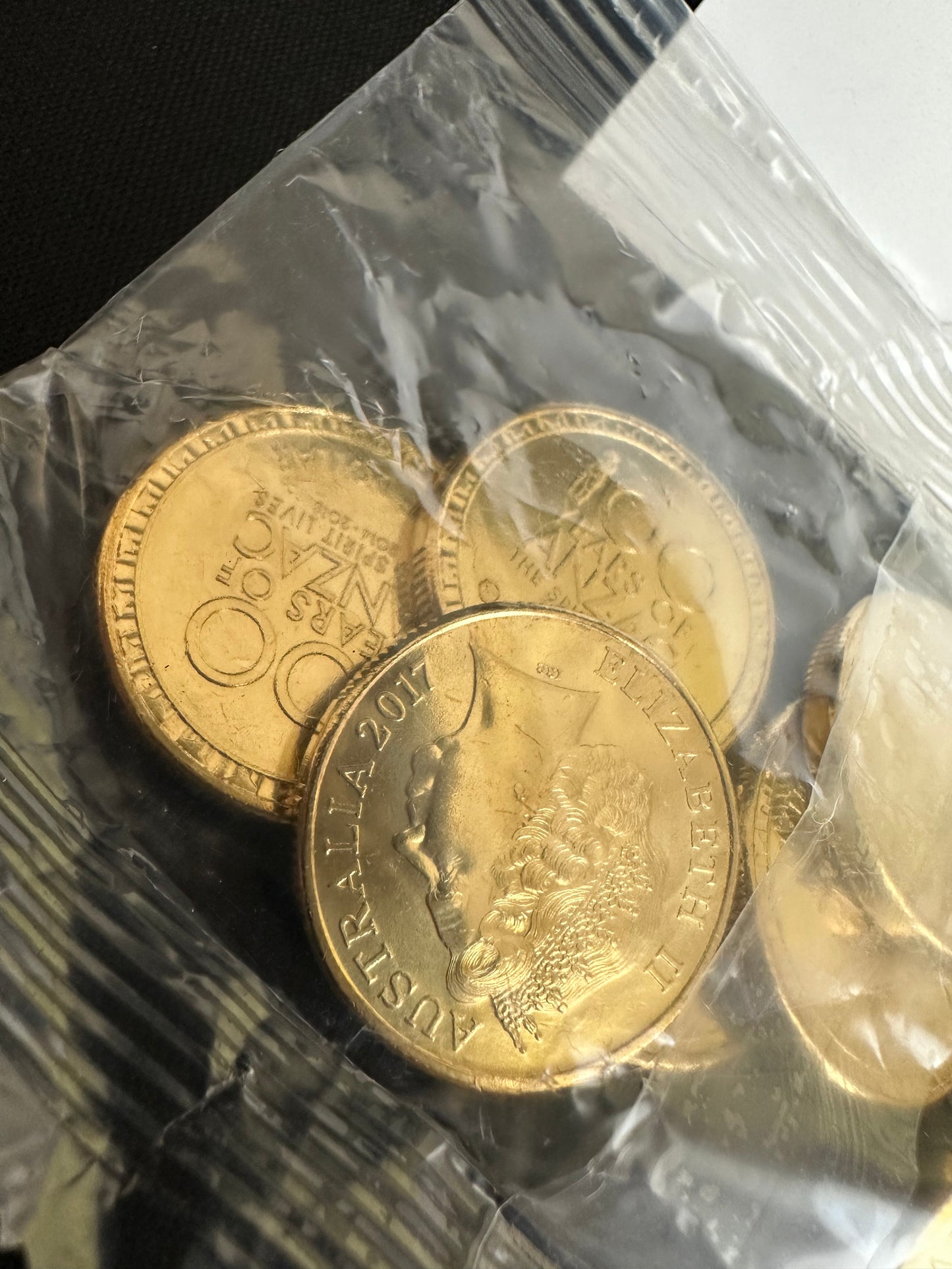 2017 Royal Australian Mint $1 100 Years of ANZAC The Spirit Lives On Mint Bag of 10 Uncirculated Coins