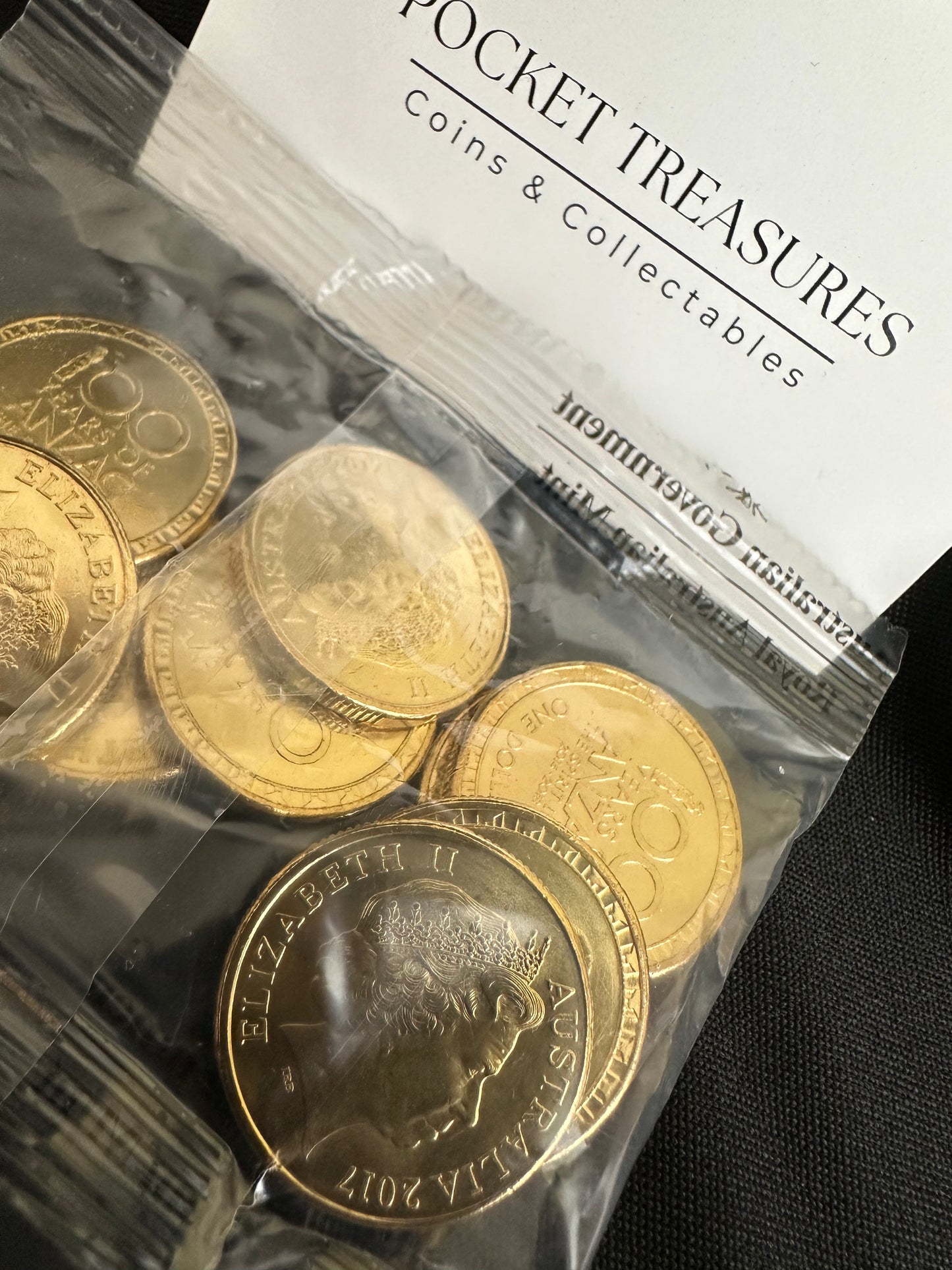 2017 Royal Australian Mint $1 100 Years of ANZAC The Spirit Lives On Mint Bag of 10 Uncirculated Coins
