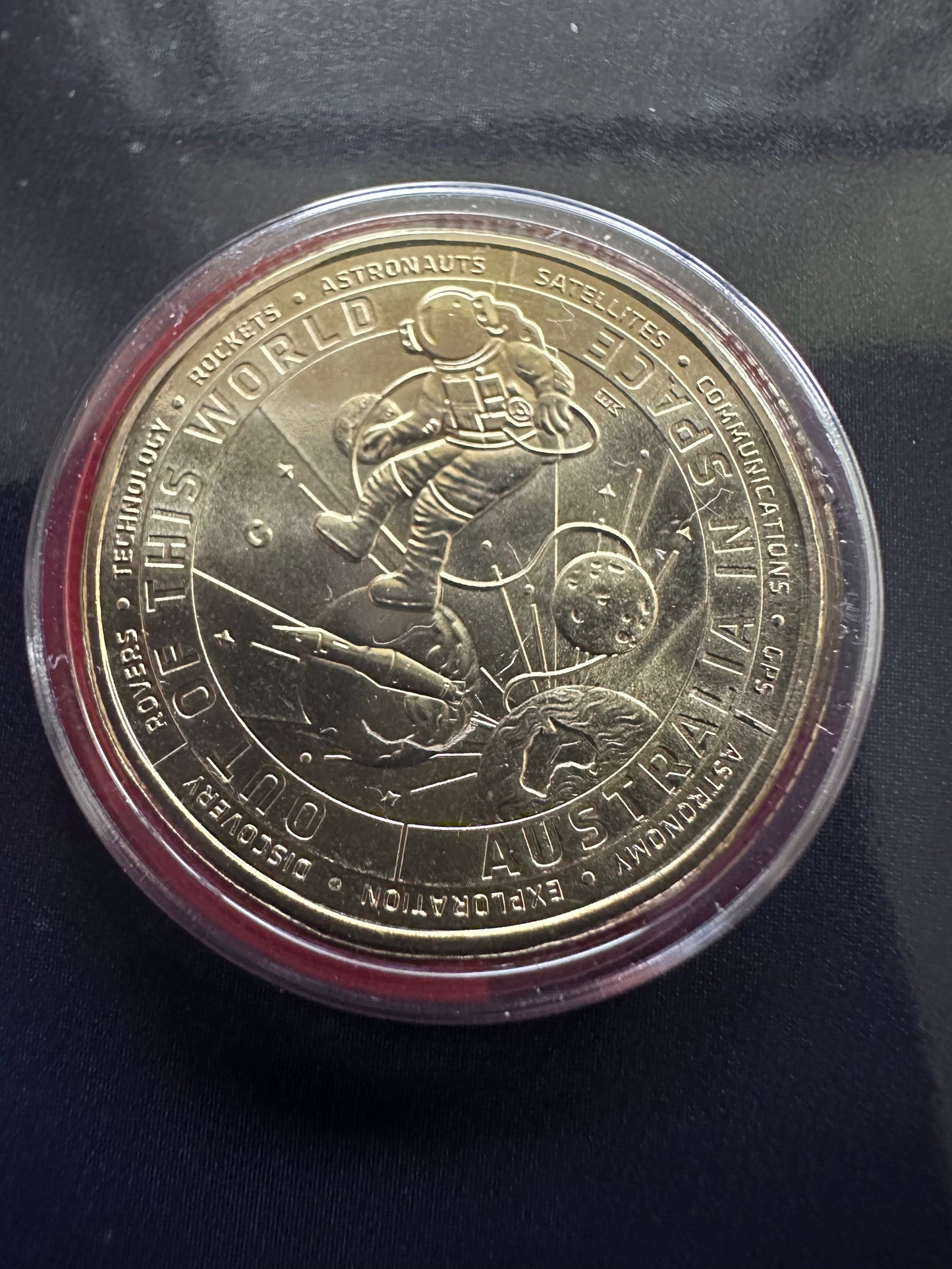 2024 $1 Australia In Space Out Of This World Uncirculated C Mintmark Coin
