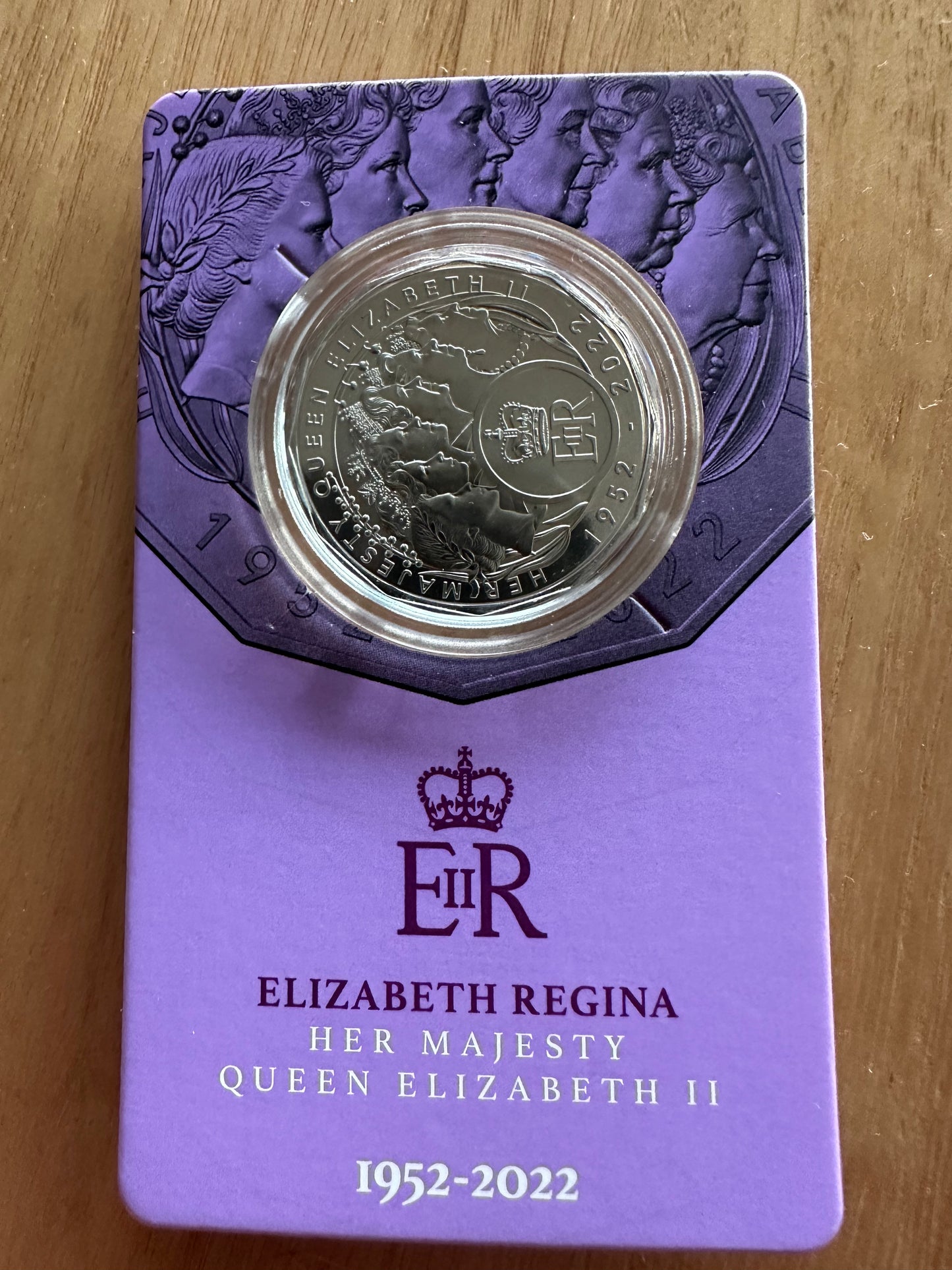 2023 50 cent Elizabeth Regina HM Queen Elizabeth II Commemoration UNC