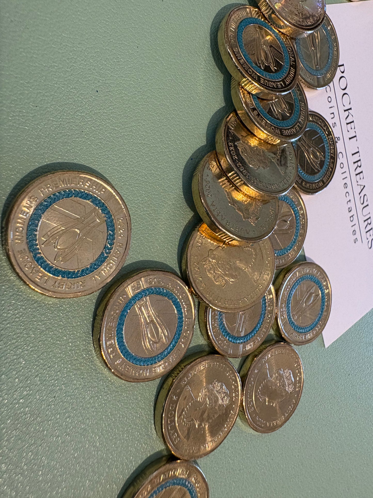 2024 NRL and NRLW Premiership $2 Collectable Coloured Coin