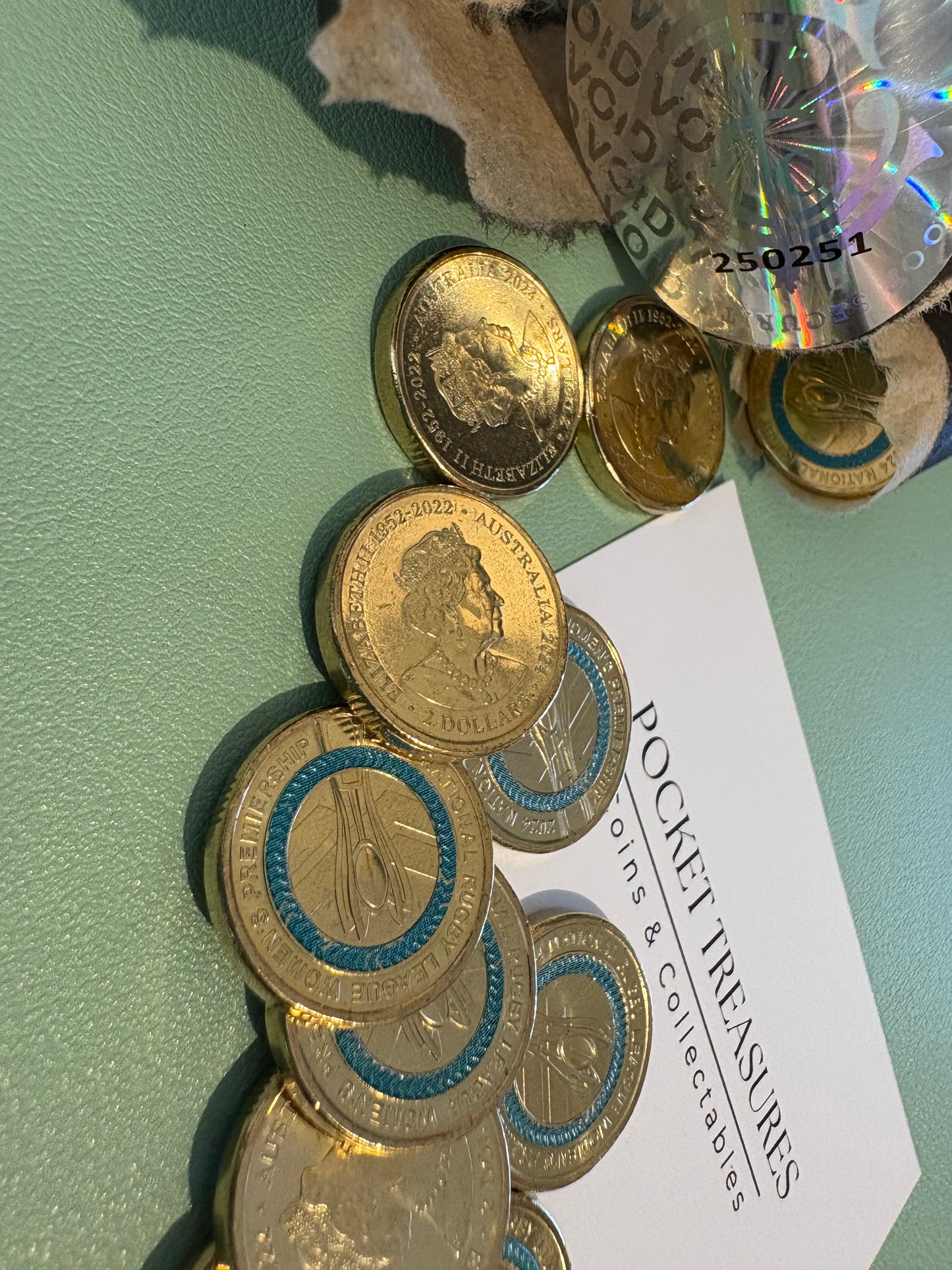 2024 NRL and NRLW Premiership $2 Collectable Coloured Coin