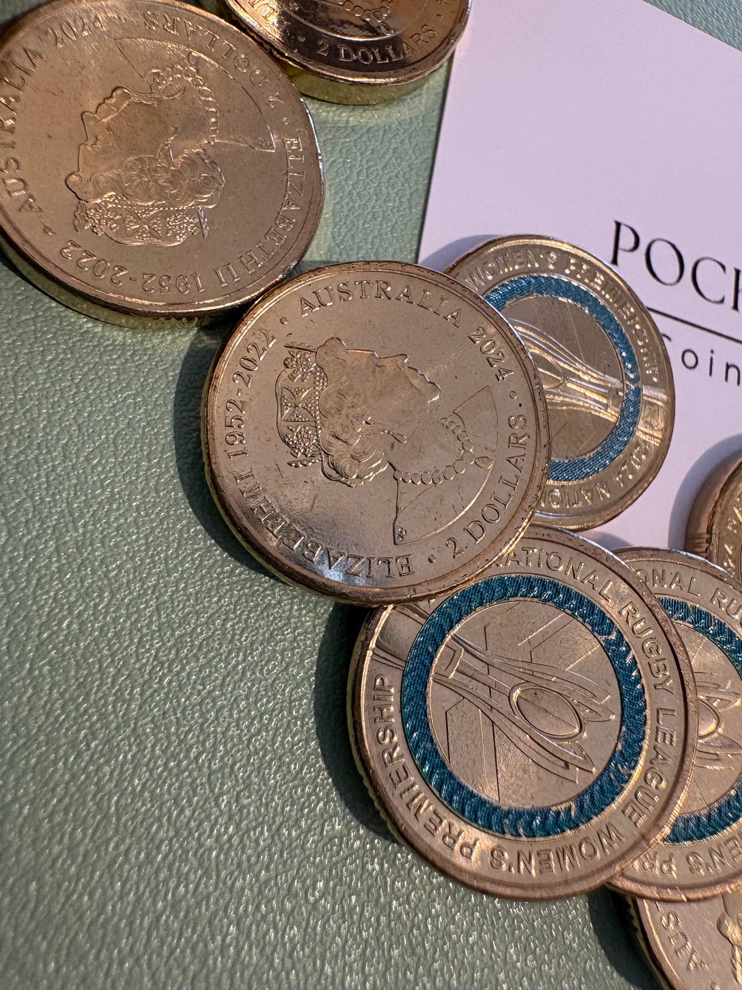 2024 NRL and NRLW Premiership $2 Collectable Coloured Coin