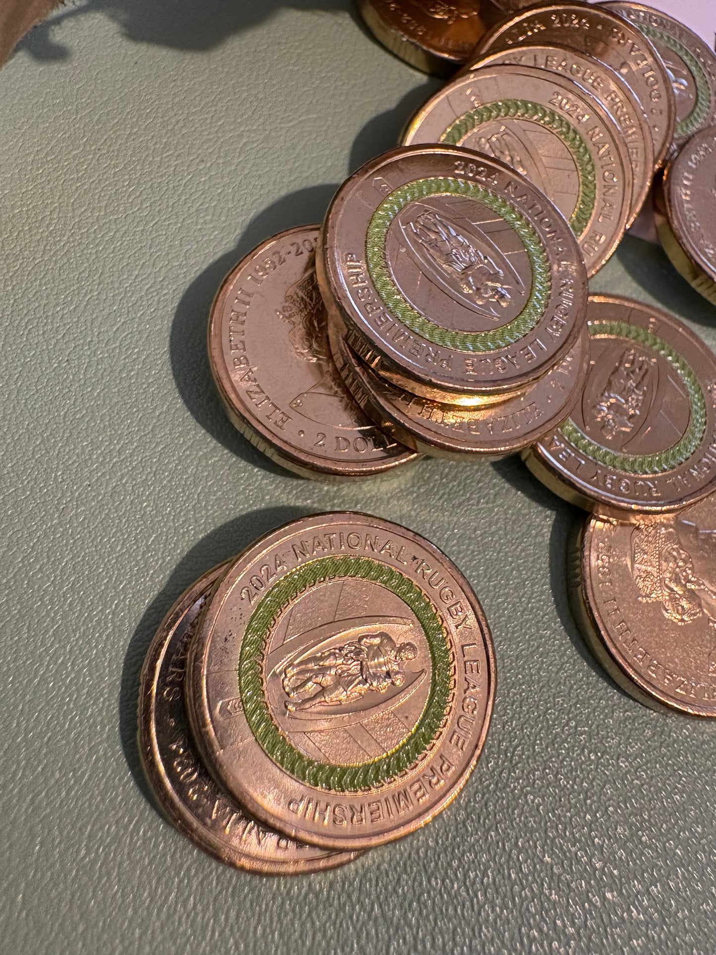 2024 NRL and NRLW Premiership $2 Collectable Coloured Coin