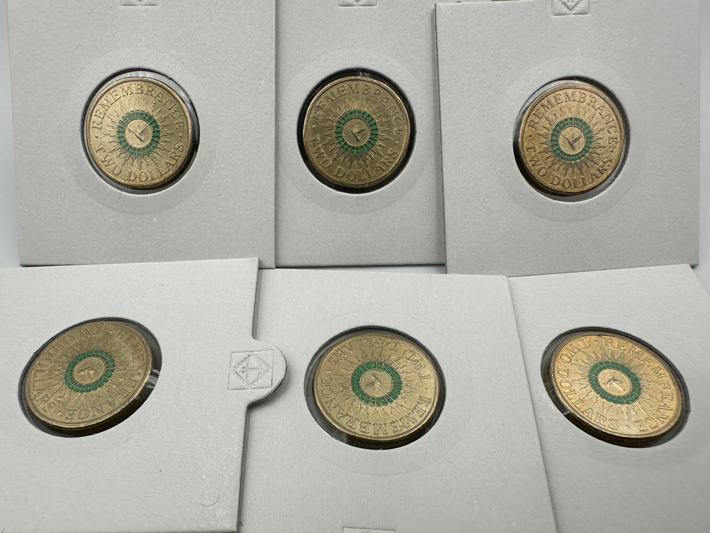 2014 $2 two dollar Green Dove coin - Low mintage - CIRCULATED