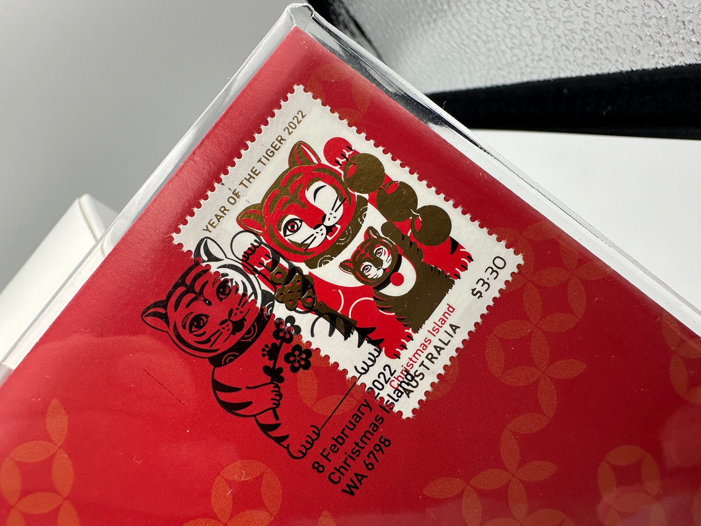 2022 50 cent Year of the Tiger Stamp and Coin Cover PNC (RAM)