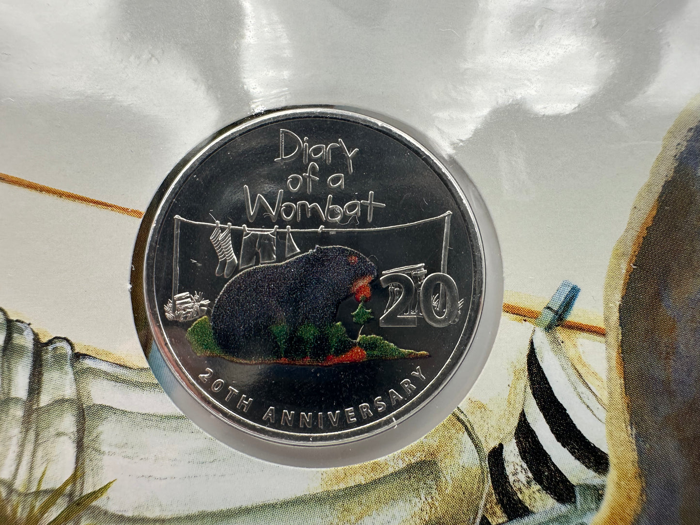 2022 Diary of a Wombat 20th Anniversary 20c PNC