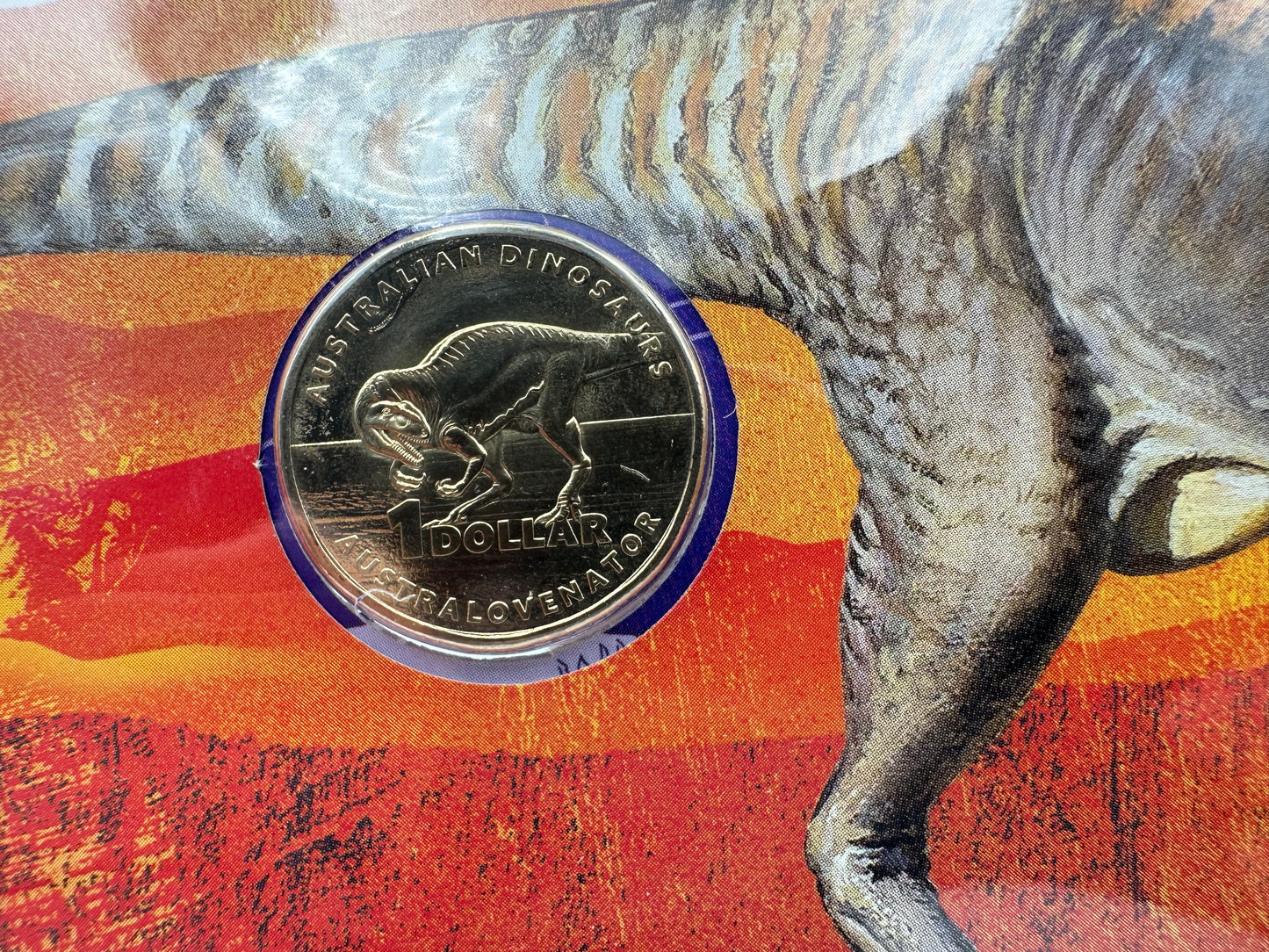 2022 Australian Dinosaurs – Australovenator wintonensis $1 PNC