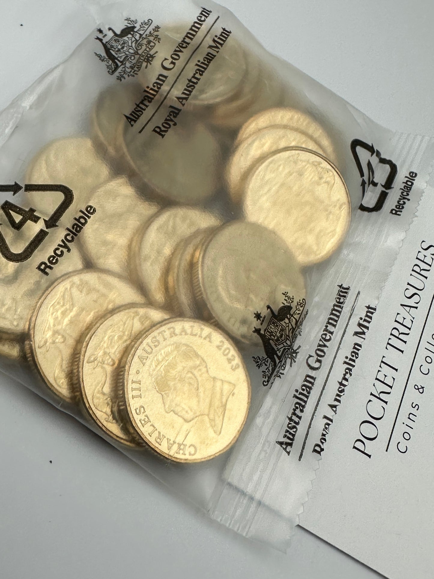 2023 $1 Dollar King Charles RAM Bag - 20 coins