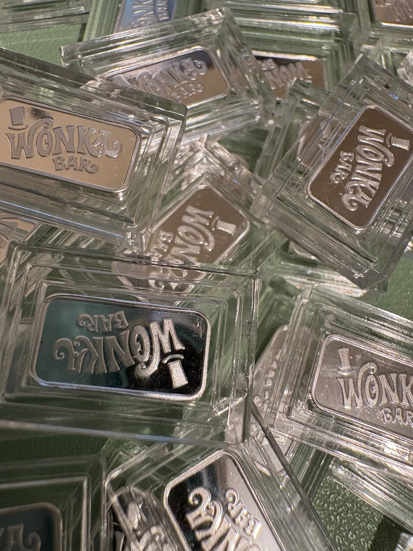 Mini Silver 1 gram Rectangular Bar - Wonka Bar