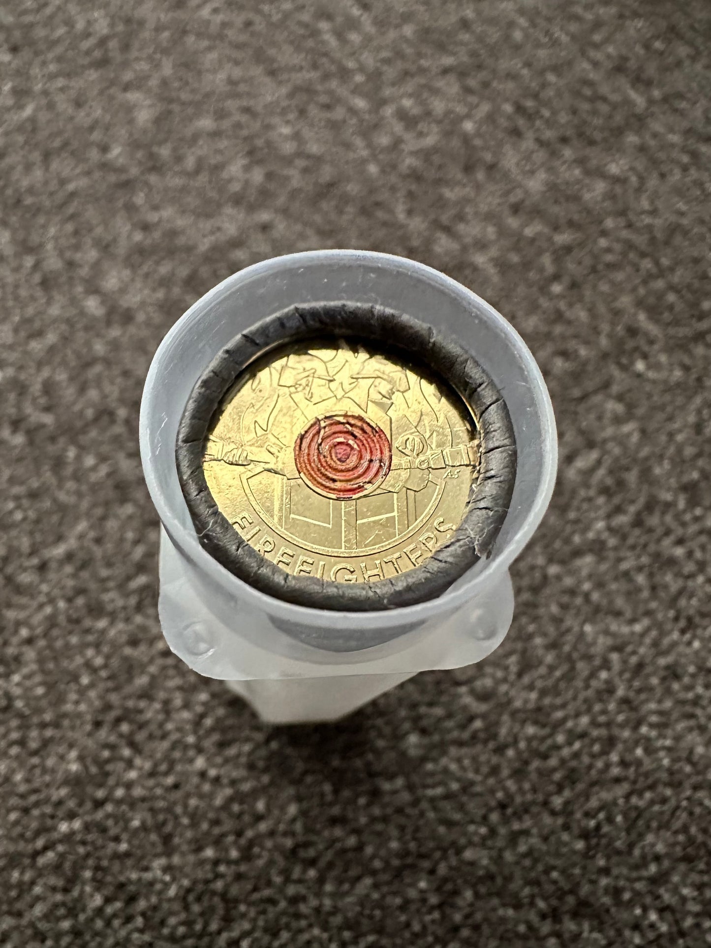 2020 Australias Firefighters Two Dollar $2 Coloured Cotton and Co Roll