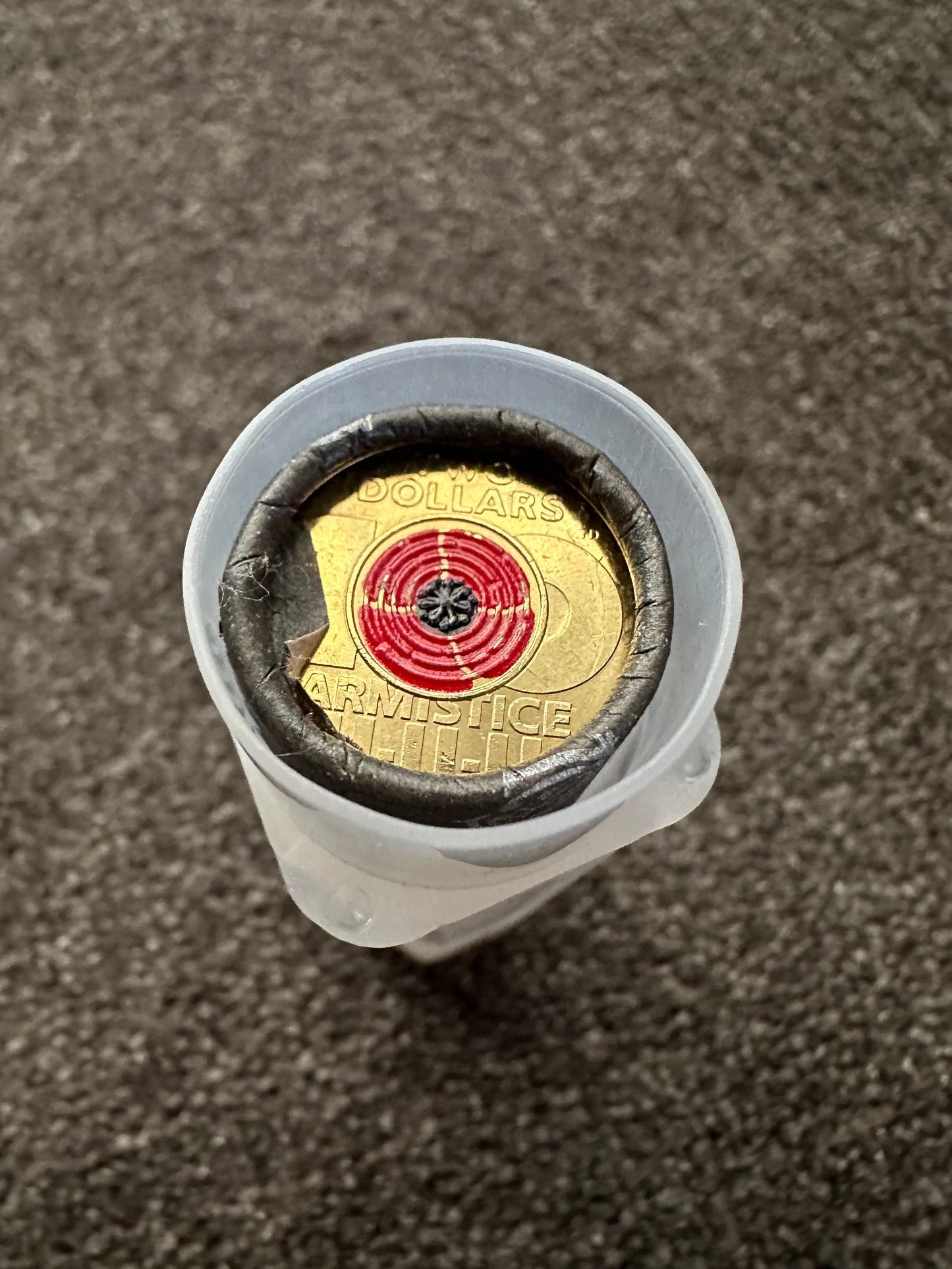 2018 $2 Armistice Cotton and Co coin roll - Uncirculated