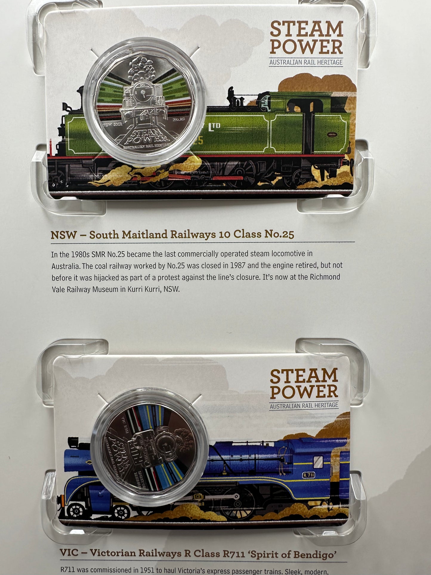 2022 Steam Power 50c Complete Collection