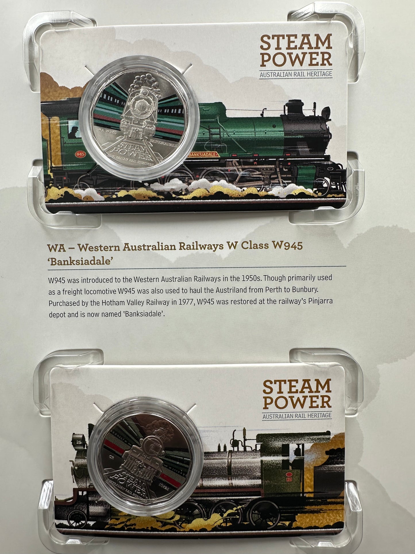 2022 Steam Power 50c Complete Collection