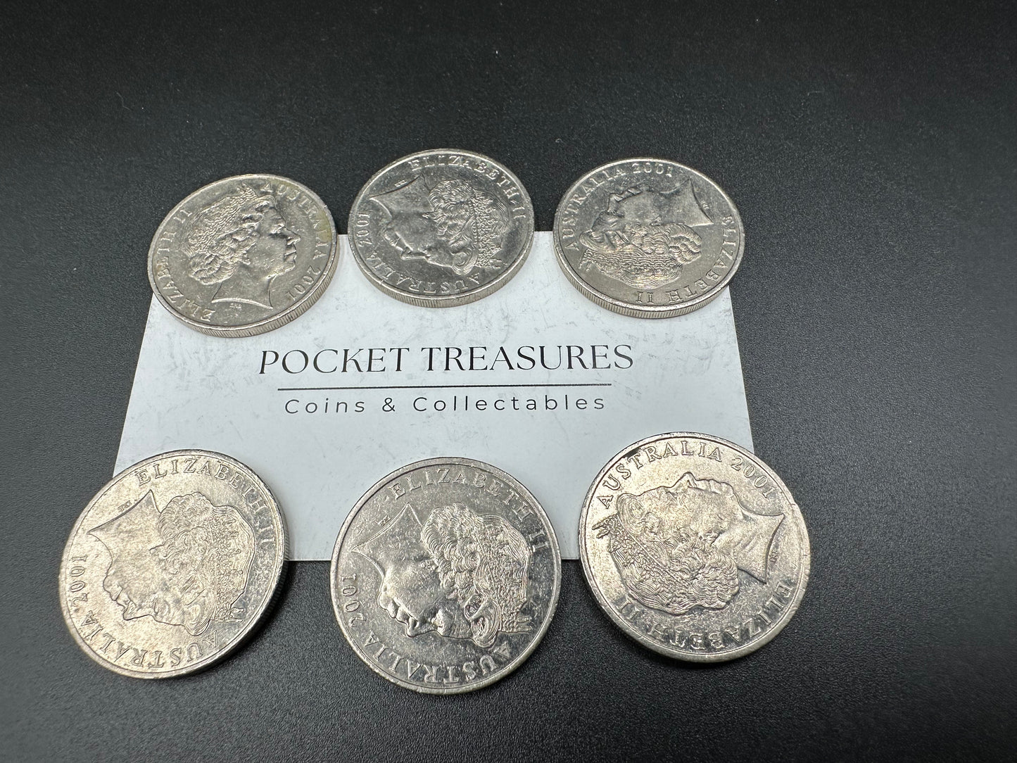 2001 Centenary of Federation NEW SOUTH WALES - 20 cent & 50 cent coins- CIRCULATED