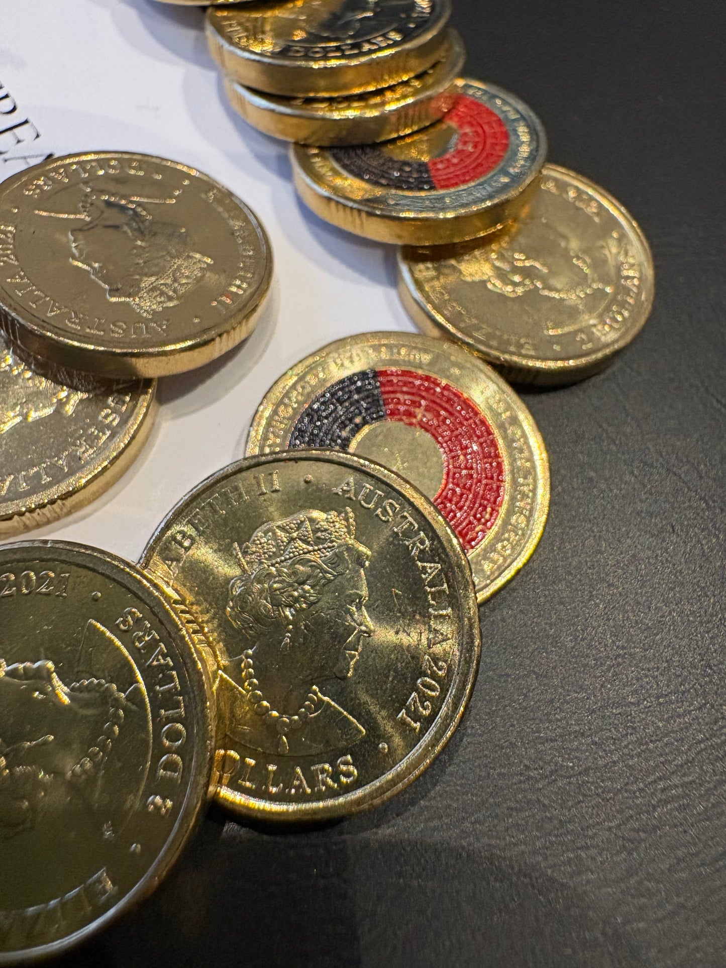 2021 Australian $2 Two dollar Aboriginal Flag 50th Anniversary coin - UNCIRCULATED