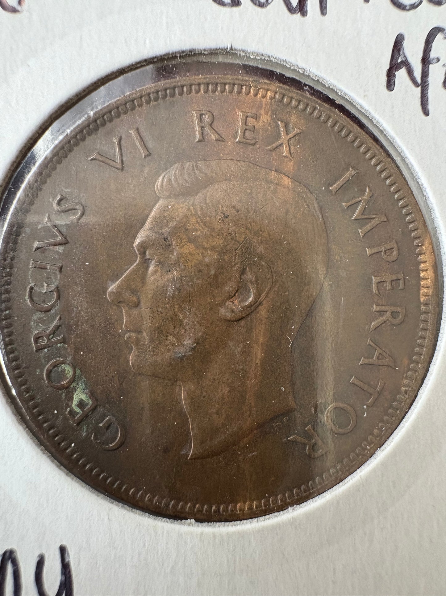 1940 South Africa Penny KM# 25