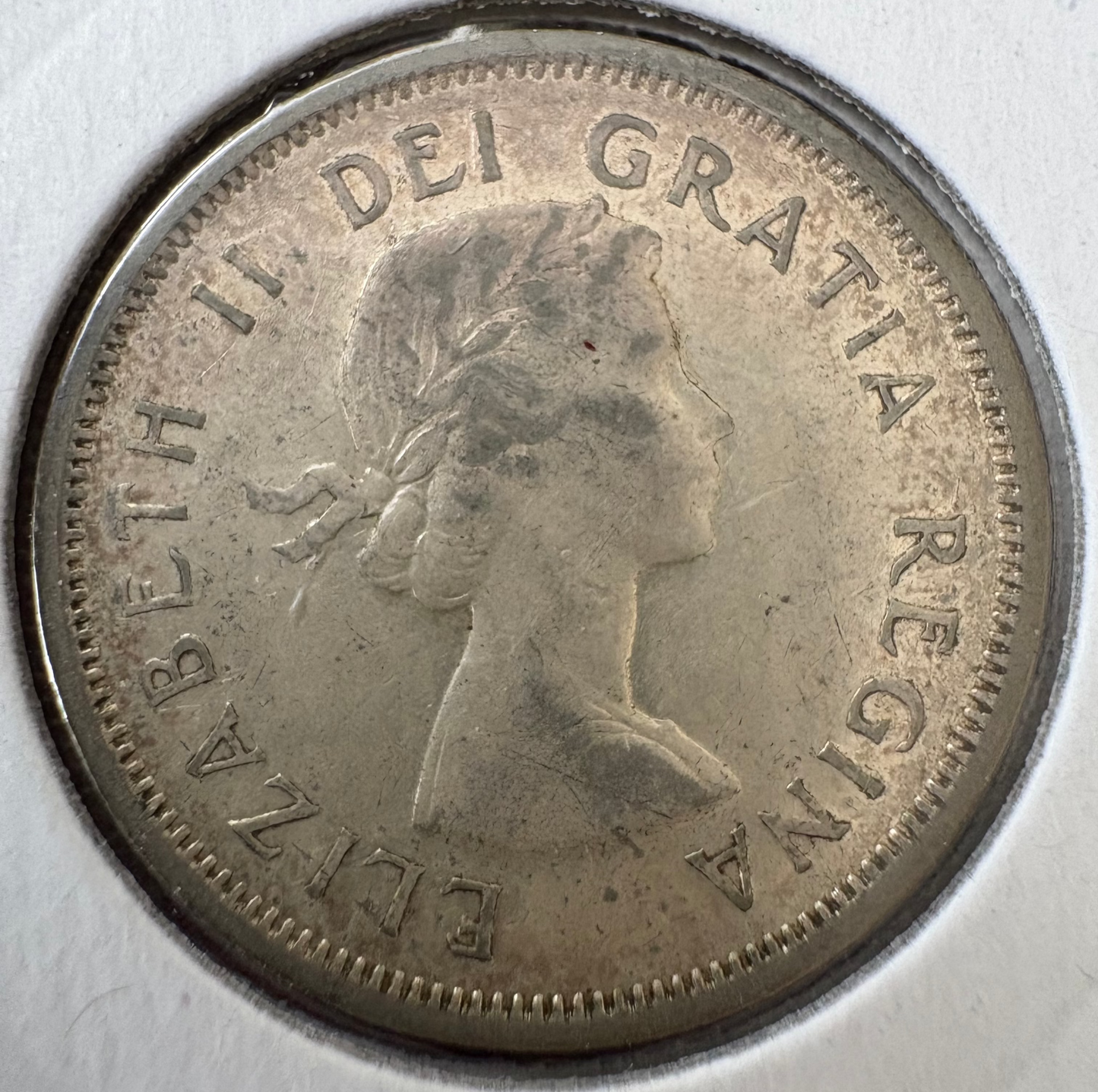 1962 Canada 25 cent coin - .800 Silver KM# 52