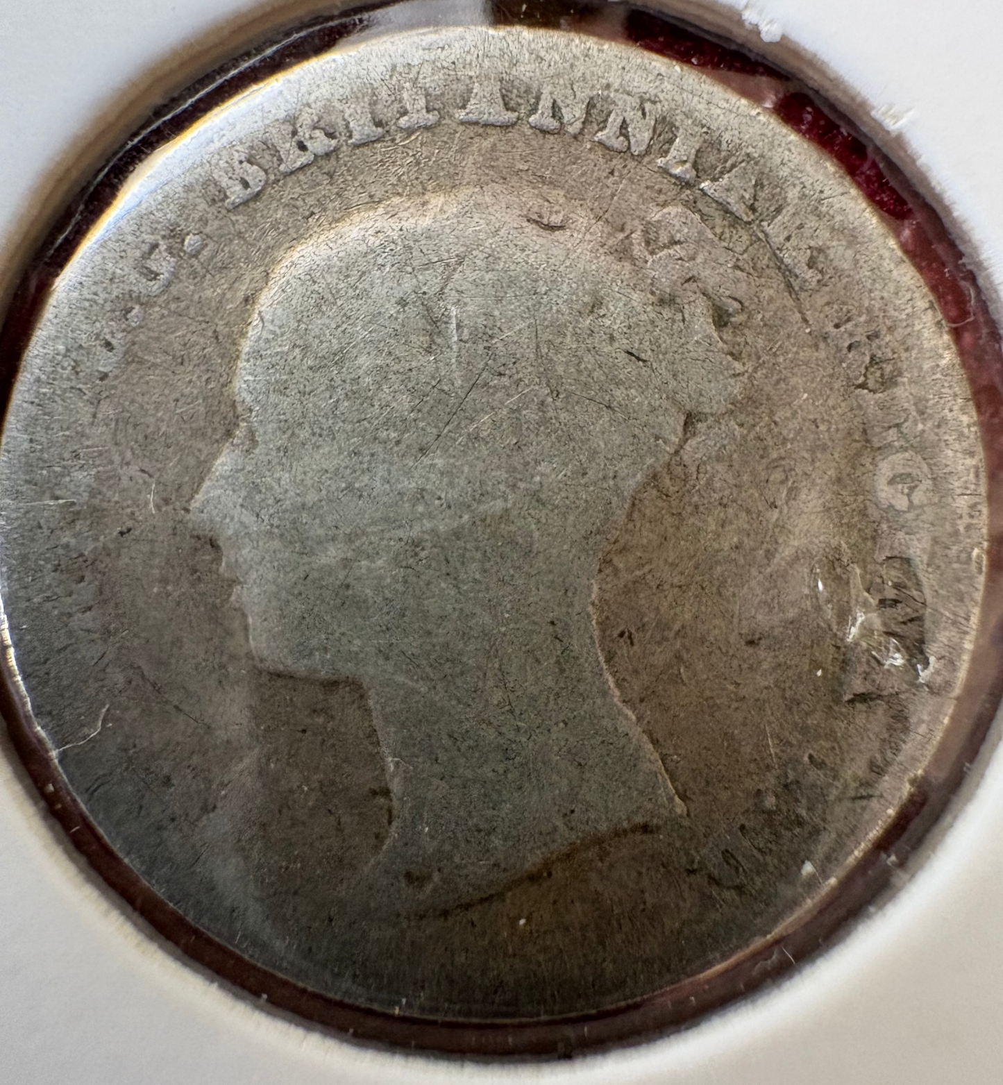 1854 Britain Fourpence - .925 Silver KM# 731.1