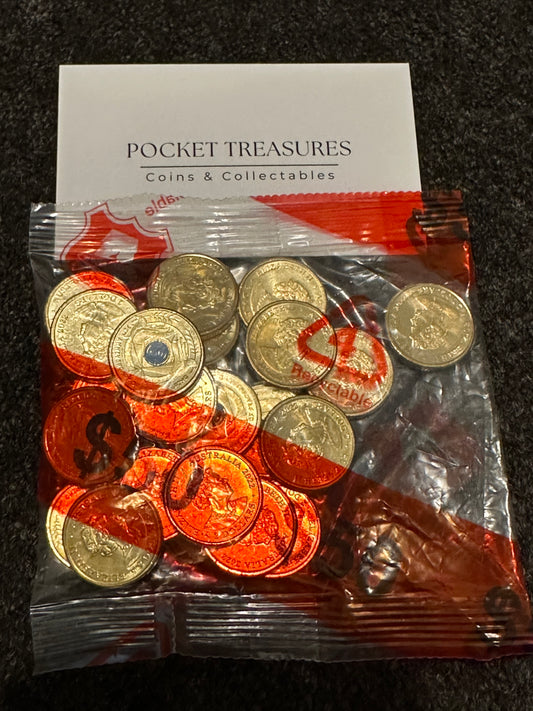 2022 $2 75th Anniversary of Peacekeeping Security Bag of 25 Uncirculated coins