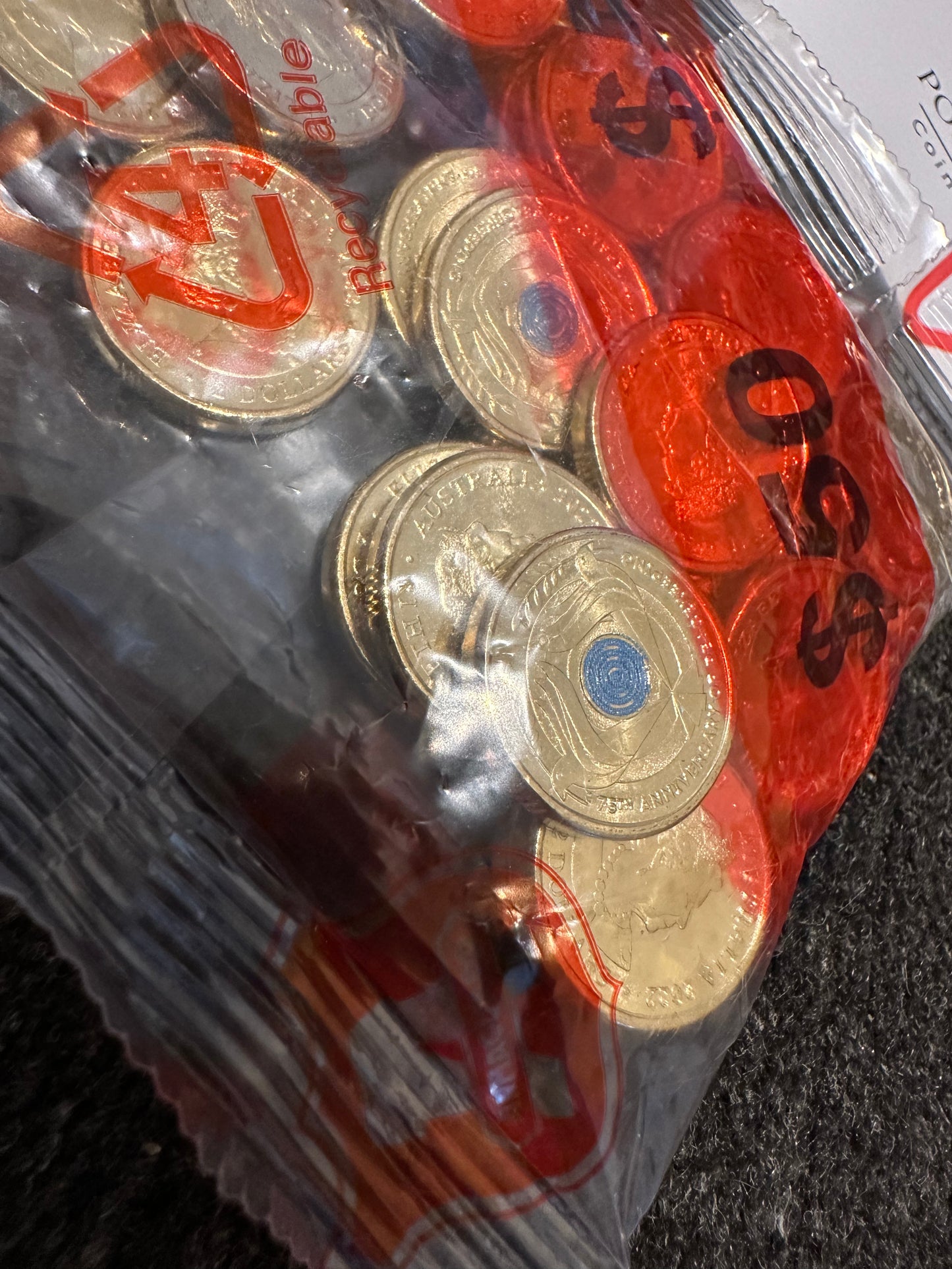 2022 $2 75th Anniversary of Peacekeeping Security Bag of 25 Uncirculated coins