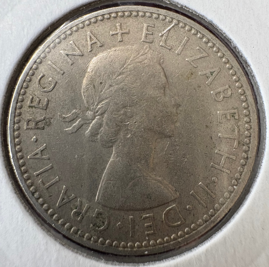 1959 Great Britain One Shilling KM# 904