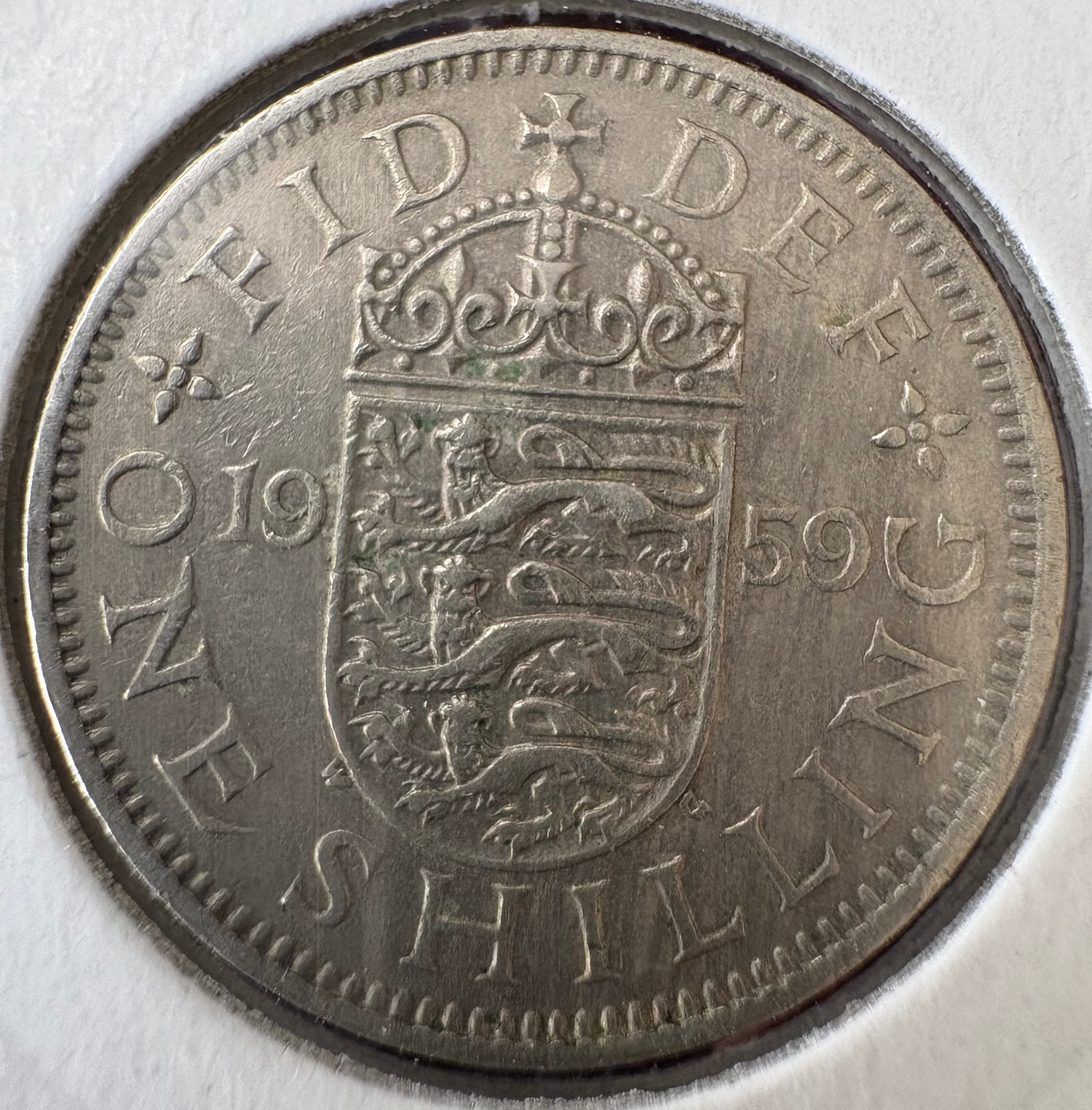 1959 Great Britain One Shilling KM# 904