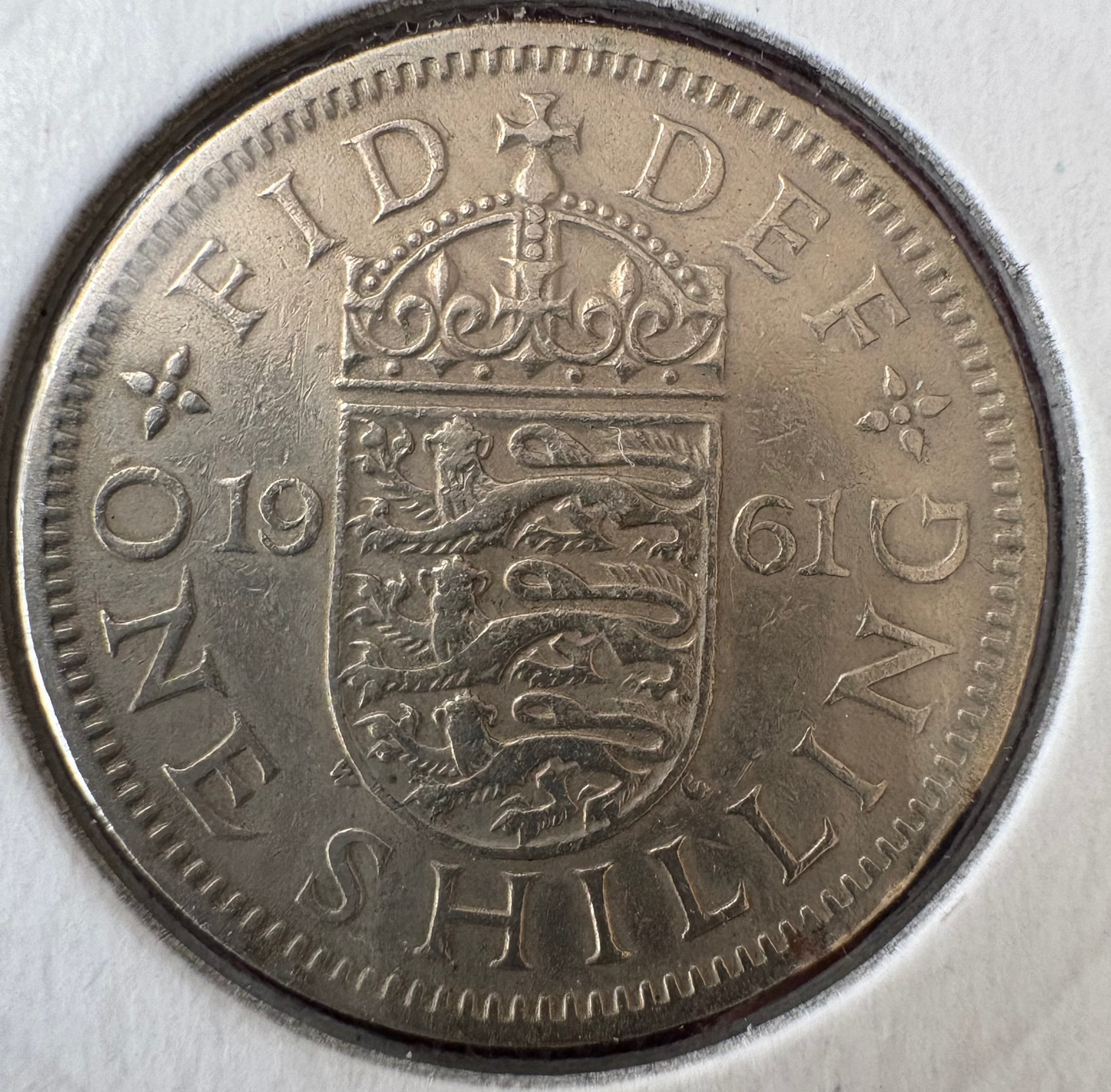 1961 Great Britain One Shilling KM# 904