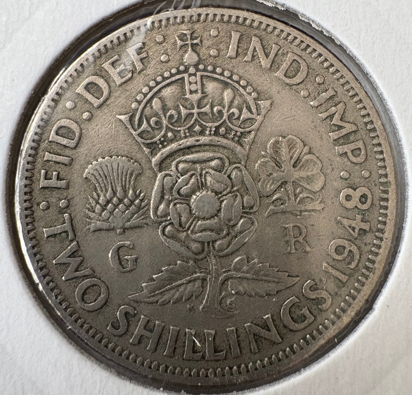 1948 Great Britain Florin KM# 865
