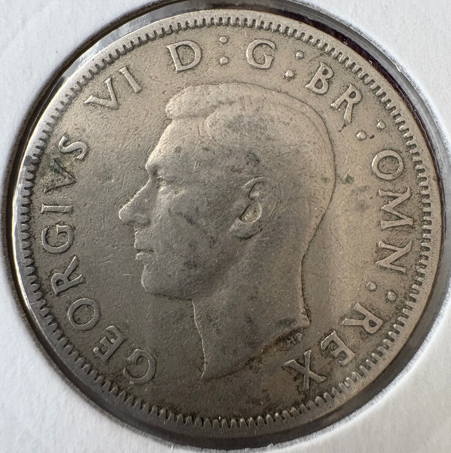 1950 Great Britain Florin / Two Shillings KM# 878