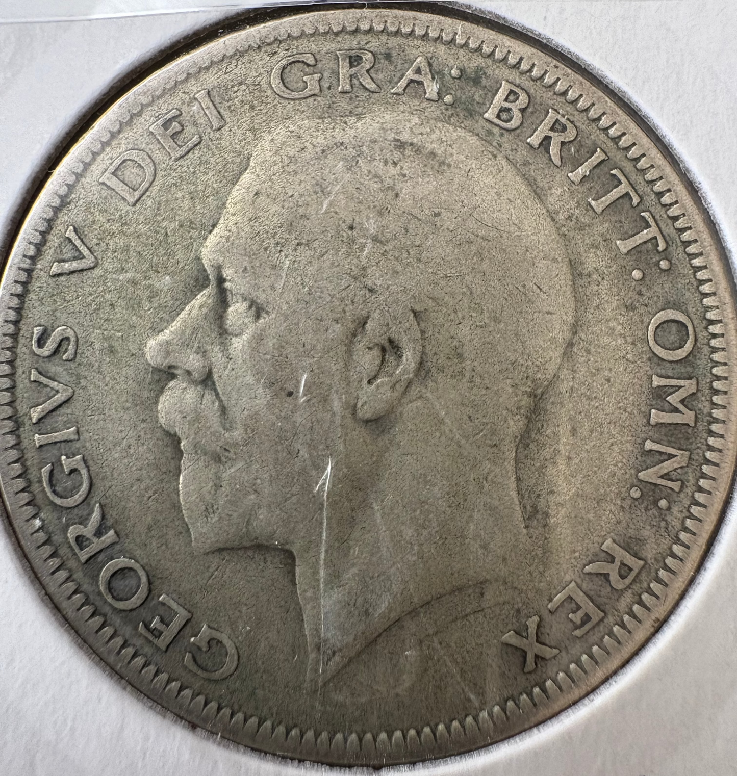 1928 Great Britain Half Crown .925 Silver KM# 835