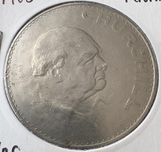 1965 Great Britain Churchill Crown KM# 910