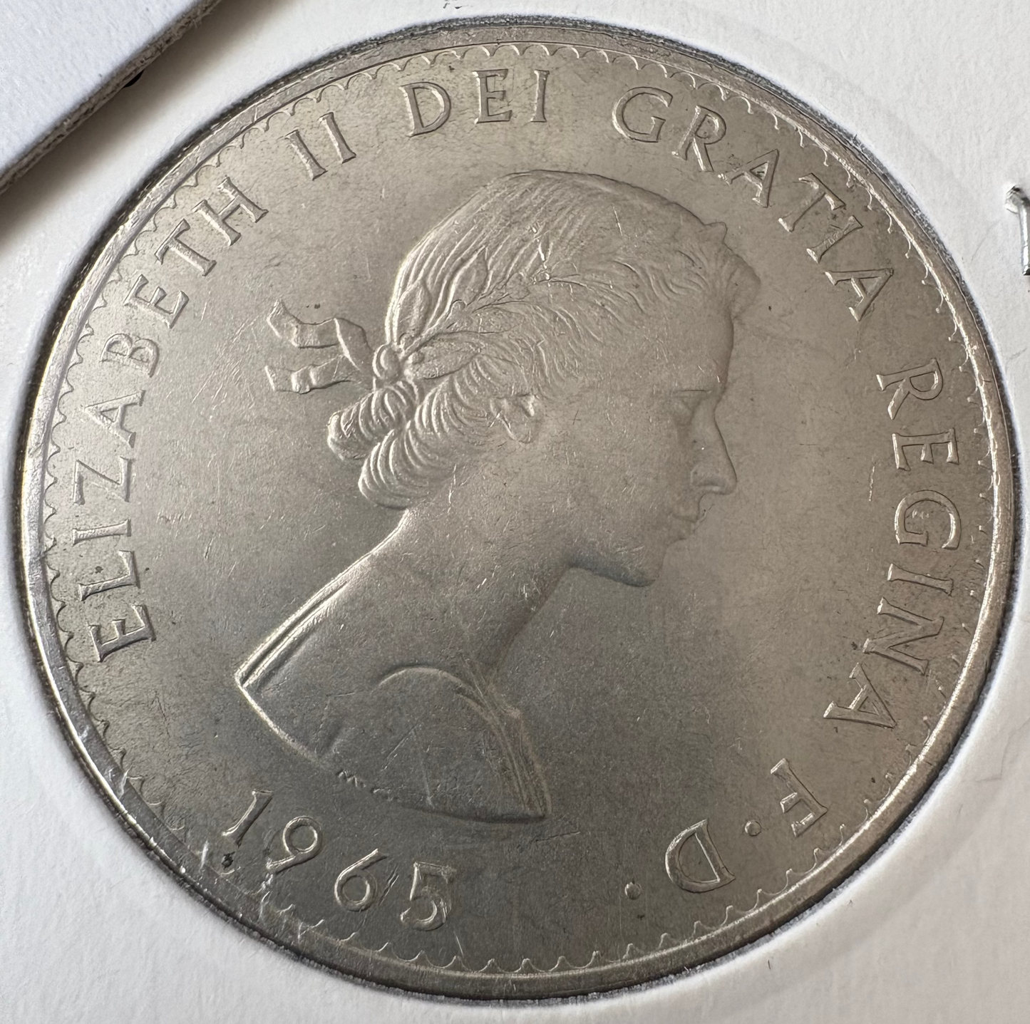 1965 Great Britain Churchill Crown KM# 910