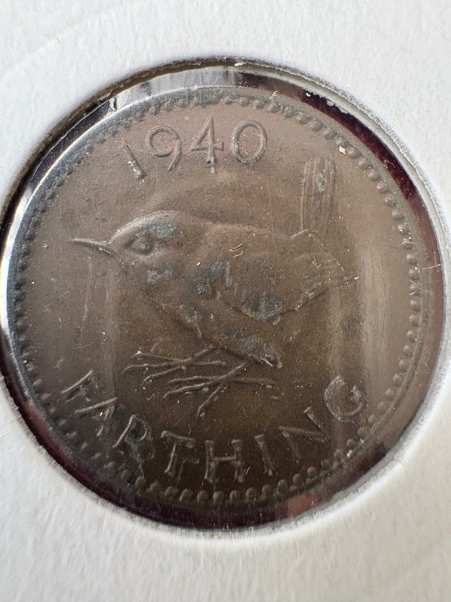 1941 Great Britain Farthing KM# 843