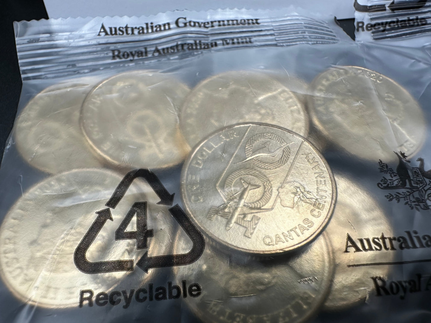 2020 $1 Qantas RAM Mint bag of 10 uncirculated coins
