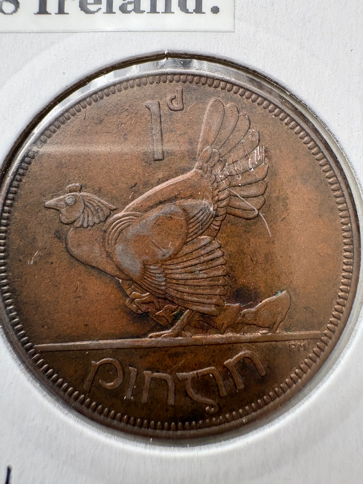 1928 1D - Ireland Saorstat Eireann One Penny KM# 3