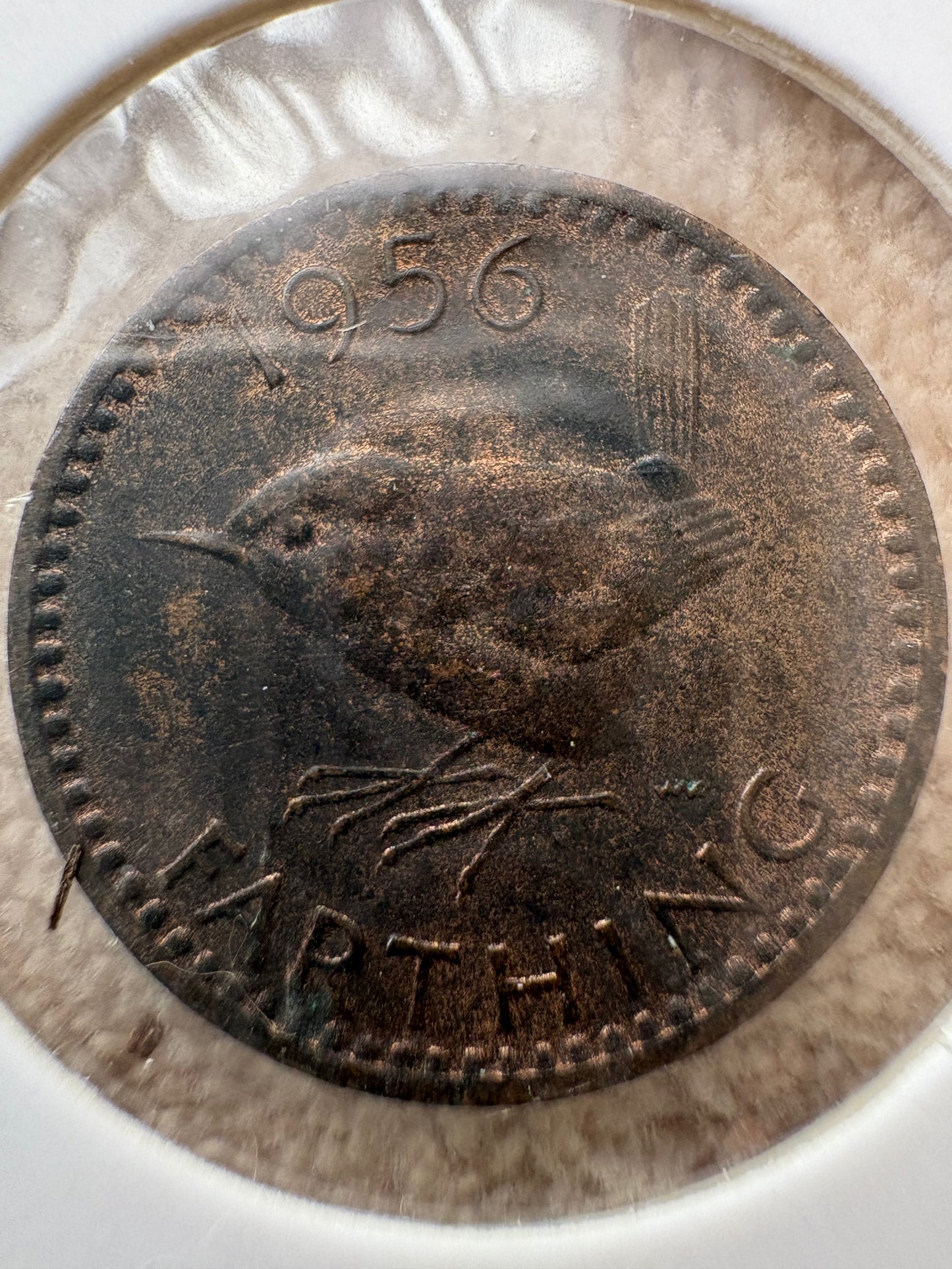 1956 Great Britain Farthing KM# 895