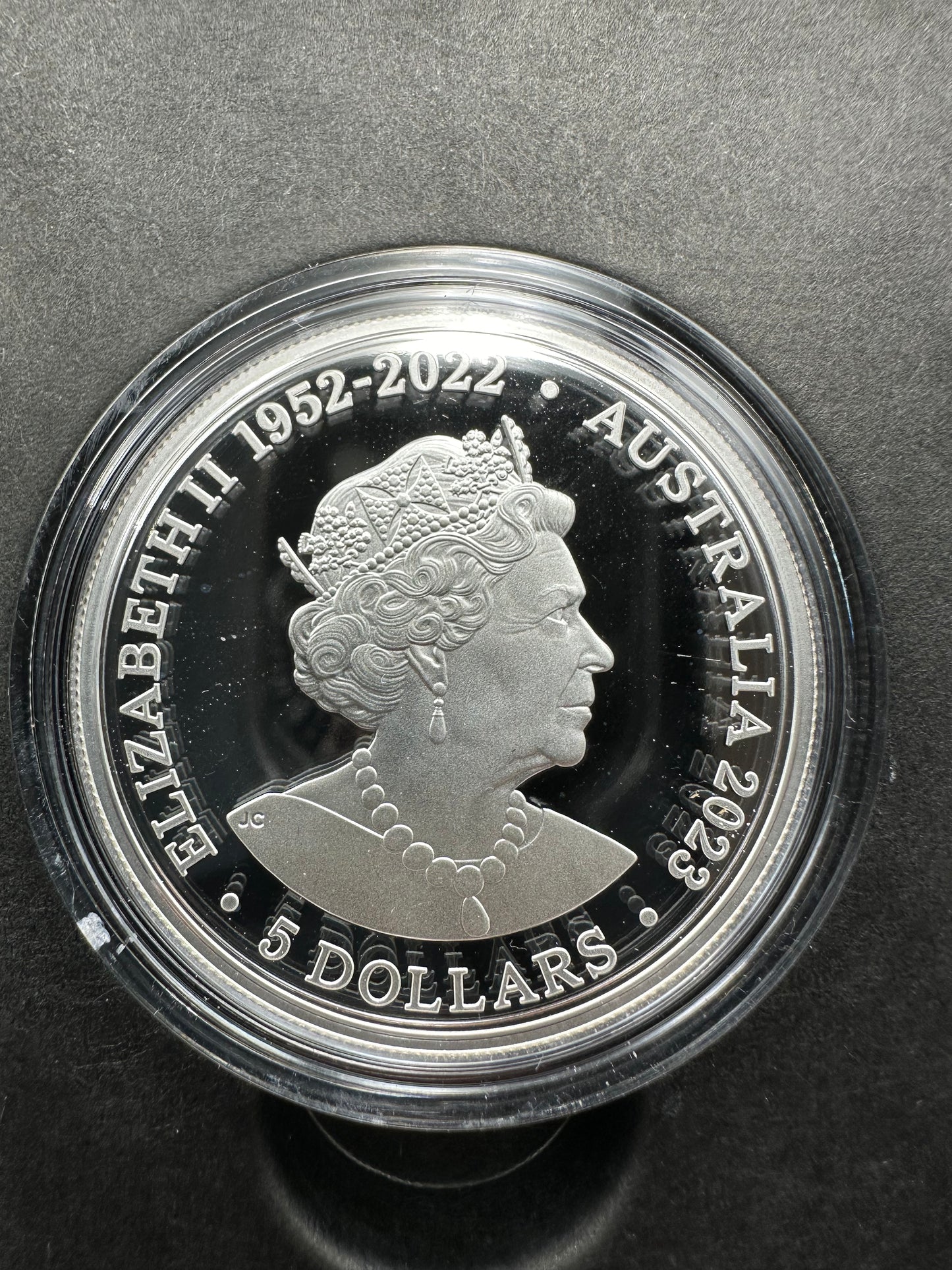 2023 $5 Australian Antarctic Territory - Emperor Penguin 1 oz Silver Proof Coin
