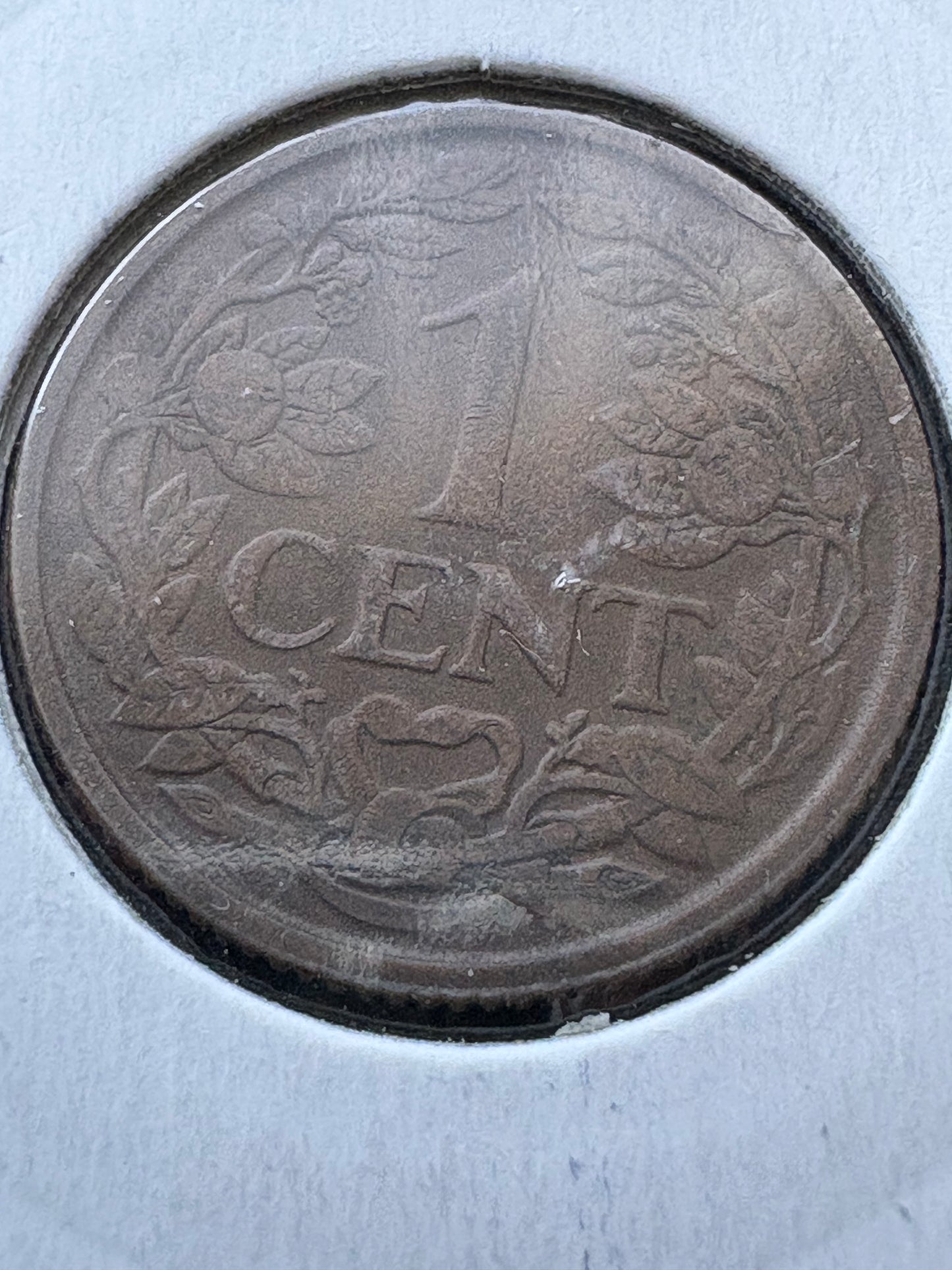 1940 Netherlands 1 cent KM# 152