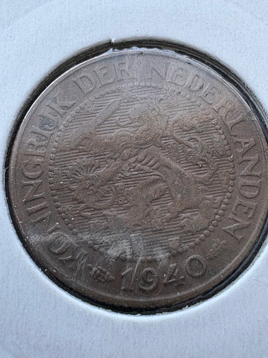 1940 Netherlands 1 cent KM# 152
