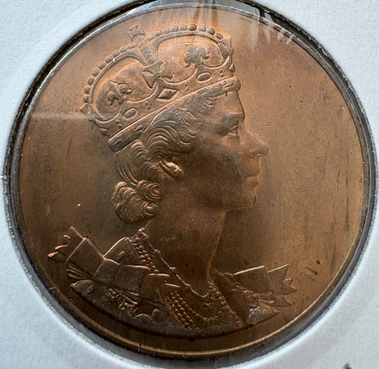 1953 Canada Queen Elizabeth II Coronation Medallion